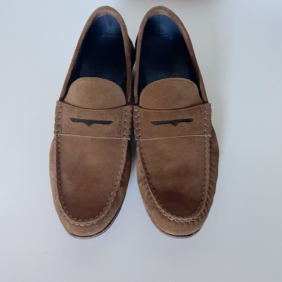 To Boot Tan Suede Loafers Sz 10M main image 4